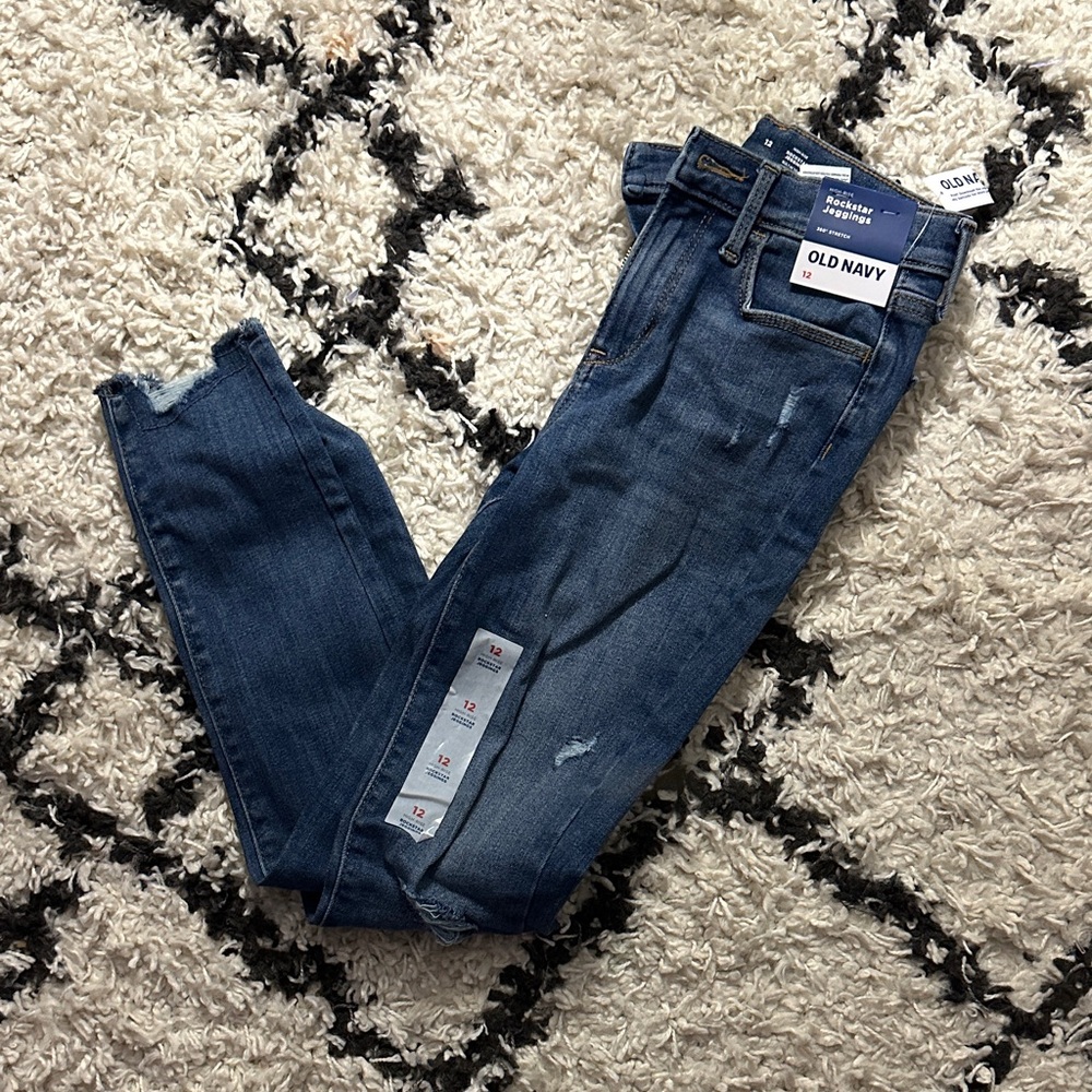 Old Navy girls Dark Blue Skinny Jeans